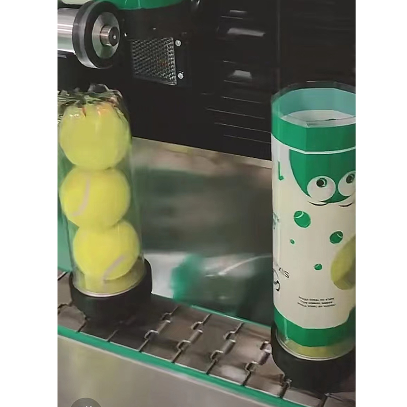 Automatic labeling machine (tennis can)